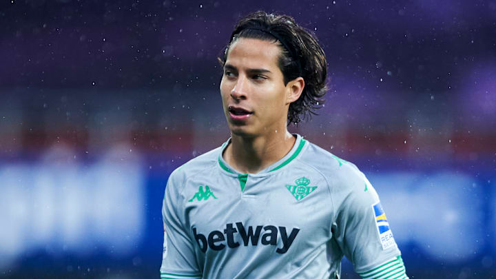El jugador Diego Lainez. El jugador Diego Lainez.
