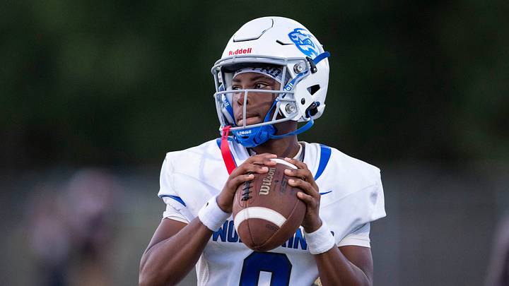 Wellington quarterback Makhi Price before game against Seminole Ridge in West Lake, Florida, on August, 28, 2026. Wellington quarterback Makhi Price before game against Seminole Ridge in West Lake, Florida, on August, 28, 2026.