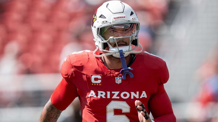 Arizona Cardinals running back James Conner before the game against the San Francisco 49ers.
