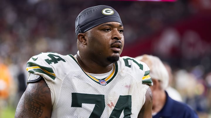 Green Bay Packers center Elgton Jenkins