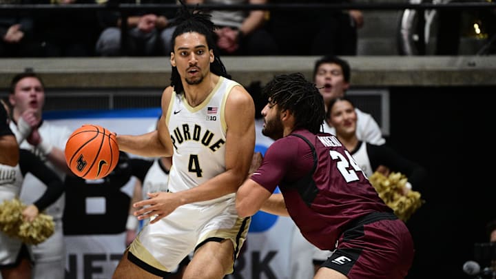 Purdue Boilermakers forward Trey Kaufman-Renn (4) 