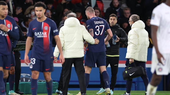 Milan Skriniar s'est blessé gravement blessé lors du Trophée des Champions face à Toulouse. 