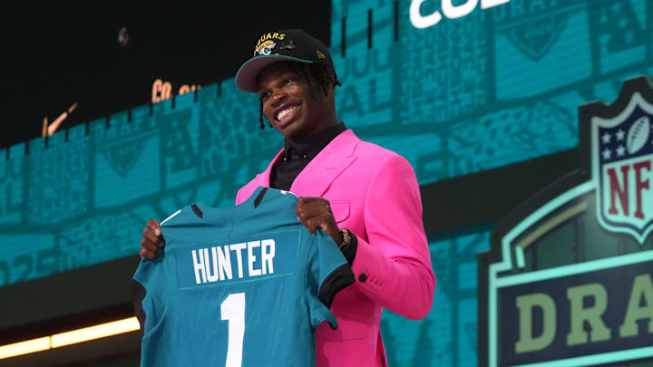 Travis Hunter wants two popular adidas basketball shoes turned into football cleats. Travis Hunter wants two popular adidas basketball shoes turned into football cleats.