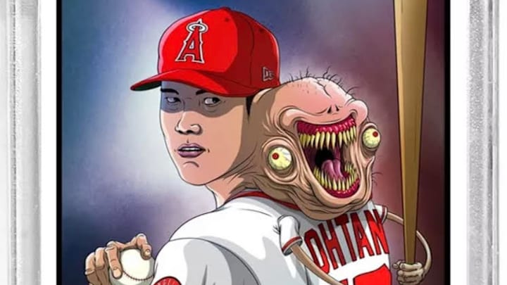 Topps Project 70 Shohei Ohtani by Alex Pardee #566 (Print Run: 10,398)
