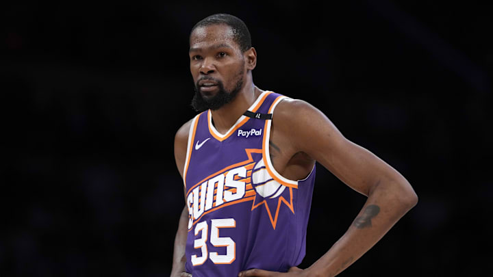 Phoenix Suns forward Kevin Durant. Phoenix Suns forward Kevin Durant.