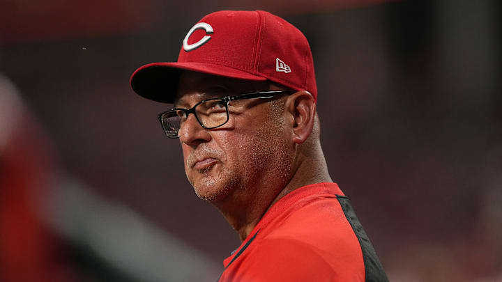 Cincinnati Reds manager Terry Francona Cincinnati Reds manager Terry Francona