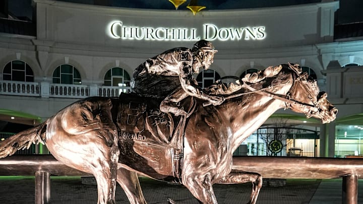 Barbara statue at Churchill Downs. March 3, 2026