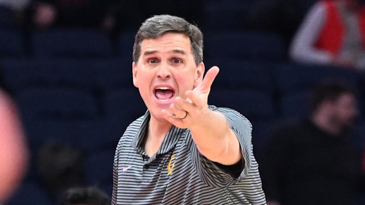 Cal head coach Mark Madsen
