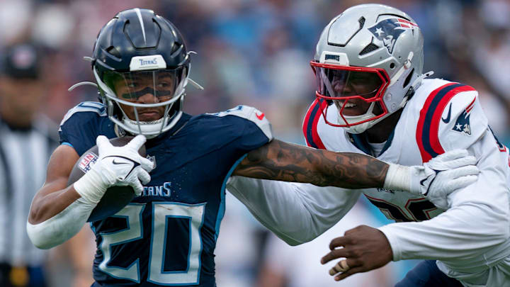 Tennessee Titans running back Tony Pollard