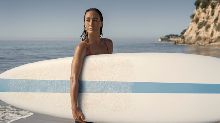 Maggie Q (Renée Ballard) in BALLARD. Tyler Golden/Prime Video Maggie Q (Renée Ballard) in BALLARD. Tyler Golden/Prime Video