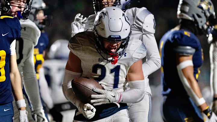 Noah Holman rushed for 147 yards and three touchdowns in Gonzaga Prep's 28-21 win over Mead for the GSL championship.