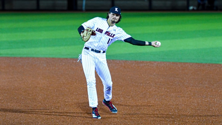 Louisville baseball first baseman Tague Davis