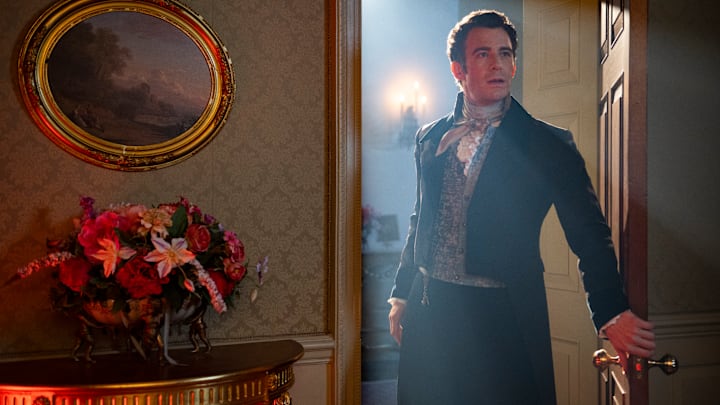 Bridgerton. Luke Thompson as Benedict Bridgerton in episode 308 of Bridgerton. Cr. Liam Daniel/Netflix © 2024