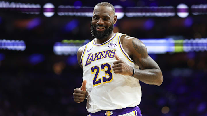 Los Angeles Lakers forward Lebron James.