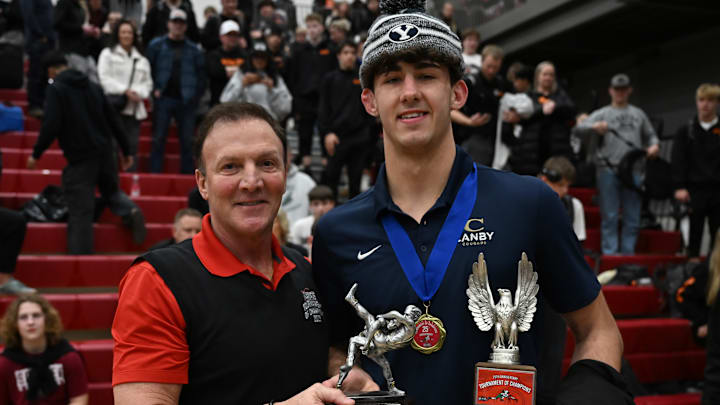 Candy wrestler Jackson Doman, who won the Gorriaran Award at last month's Reser's Tournament of Champions, has not lost a match in two years.