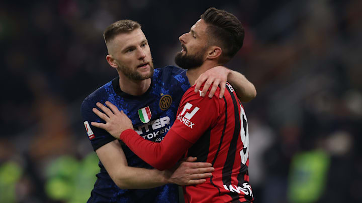 Milan Skriniar e Olivier Giroud