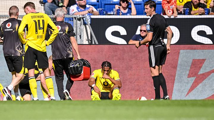 BVB-Verteidiger Filippo Mane musste gegen Hoffenheim nach 32 Minuten mit Oberschenkelproblemen ausgewechselt werden