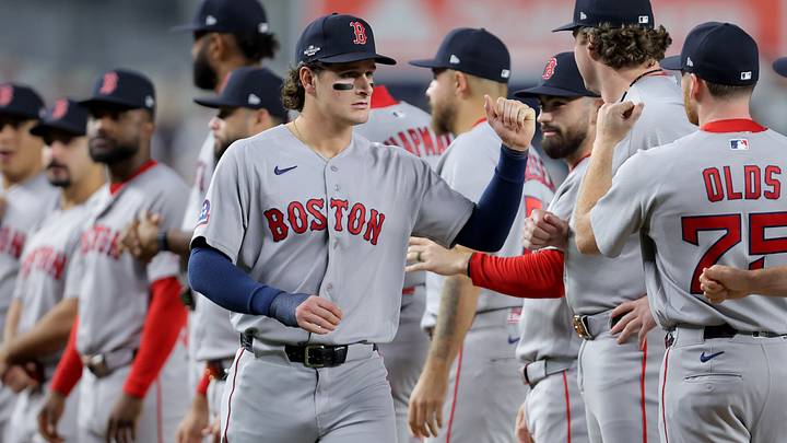 Sep 29, 2026; Bronx, New York, USA; Boston Red Sox designated hitter Roman Anthony (19) is introduced before game one of the Wildcard round of the 2026 MLB Playoffs against the New York Yankees at Yankee Stadium. Mandatory Credit: Brad Penner-Imagn Images Sep 29, 2026; Bronx, New York, USA; Boston Red Sox designated hitter Roman Anthony (19) is introduced before game one of the Wildcard round of the 2026 MLB Playoffs against the New York Yankees at Yankee Stadium. Mandatory Credit: Brad Penner-Imagn Images