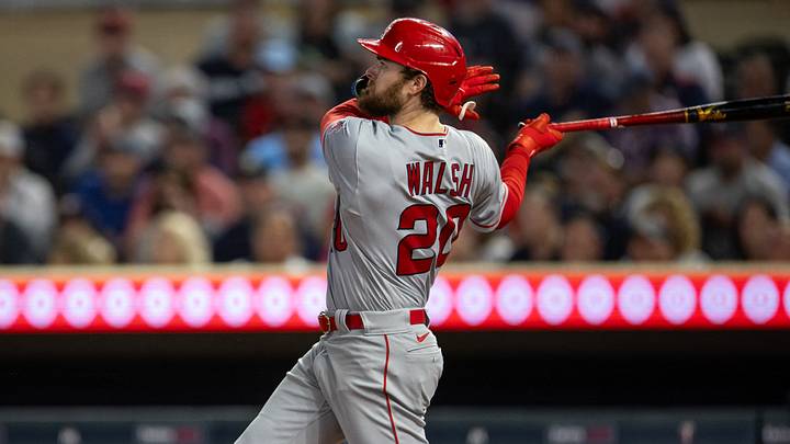 Los Angeles Angels right fielder Jared Walsh.