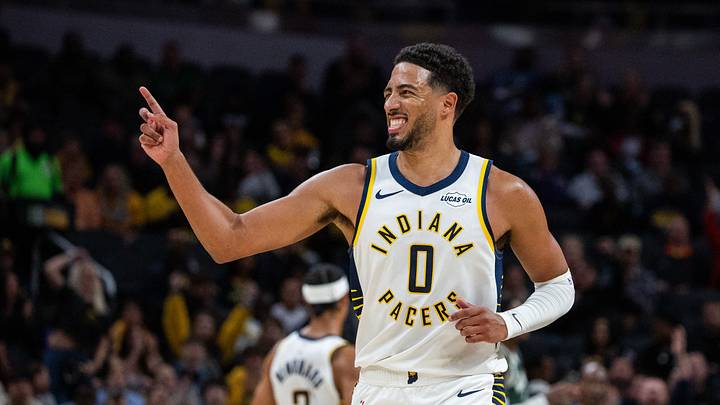 Indiana Pacers guard Tyrese Haliburton is a strong prop target in the season opener.