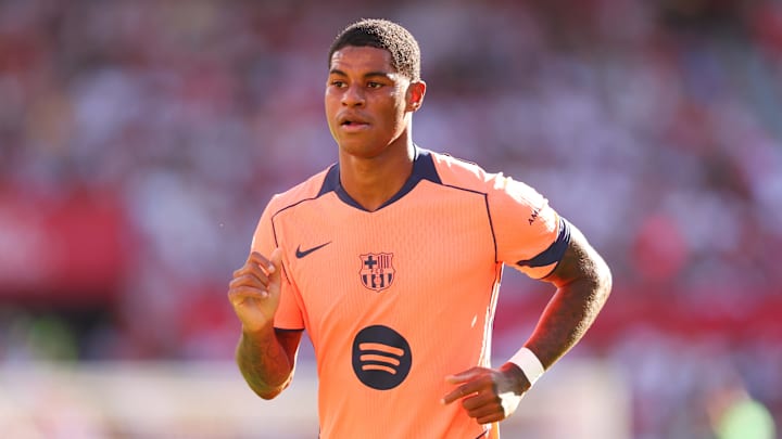 Marcus Rashford performe bien avec le Barça.