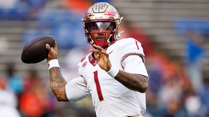 Florida State Seminoles quarterback Tommy Castellanos (1) Florida State Seminoles quarterback Tommy Castellanos (1)