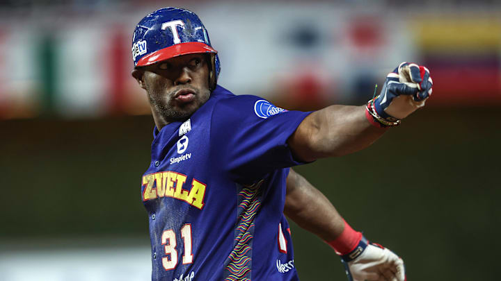 Yasiel Puig está jugando con Venezuela en la Serie del Caribe 2024