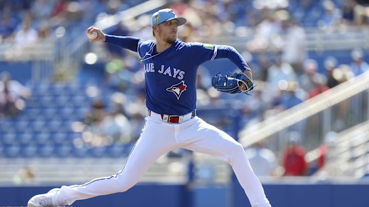 It's been a brutal start to the season for Jeff Hoffman. He knows his issues, so hopefully a change is coming. Mandatory Credit: Nathan Ray Seebeck-Imagn Images