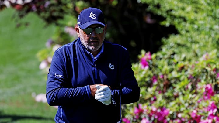 After more than two years in prison, Angel Cabrera is back in Augusta for the first time since 2019. 