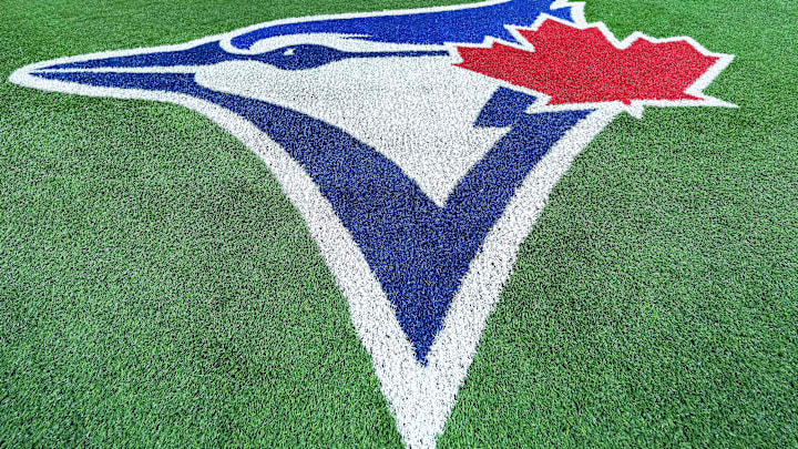 A general view of the Toronto Blue Jays logo.