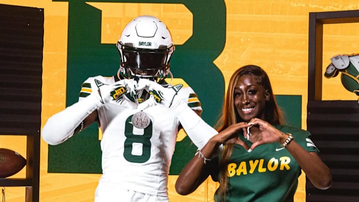 Baylor 4-star commit Jamarion Vincent rocking his future threads Baylor 4-star commit Jamarion Vincent rocking his future threads