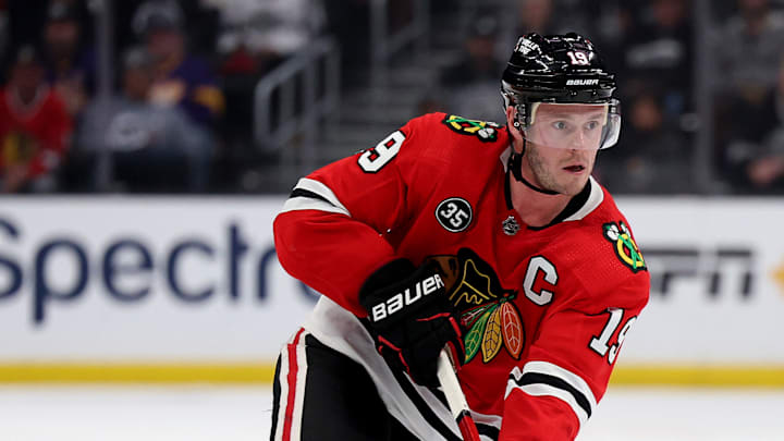 Jonathan Toews - Chicago Blackhawks v Los Angeles Kings