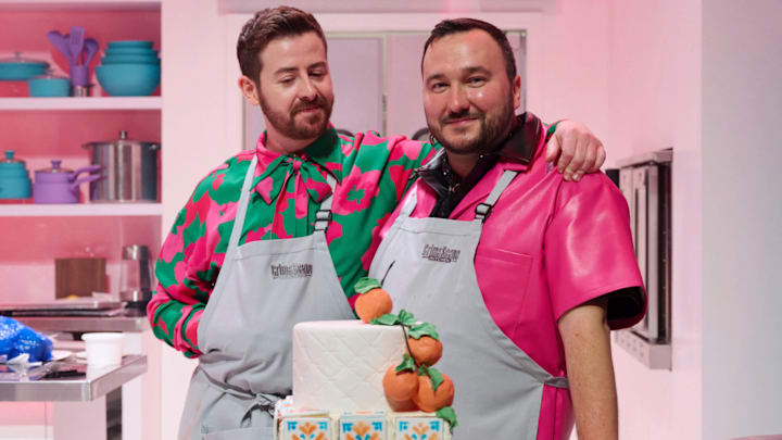 CRIME SCENE KITCHEN: L-R: Contestants Derion and Janusz