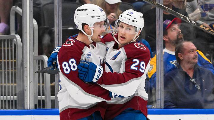 Colorado Avalanche center Martin Necas and Nathan MacKinnon Credit: Jeff Curry-Imagn Images Colorado Avalanche center Martin Necas and Nathan MacKinnon Credit: Jeff Curry-Imagn Images