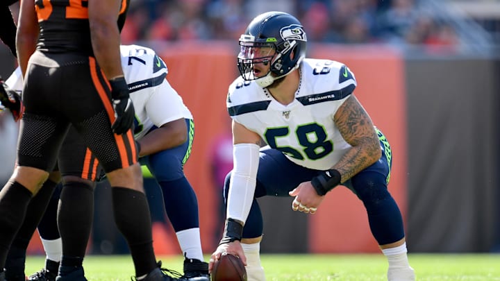Justin Britt, formerly with the Seattle Seahawks