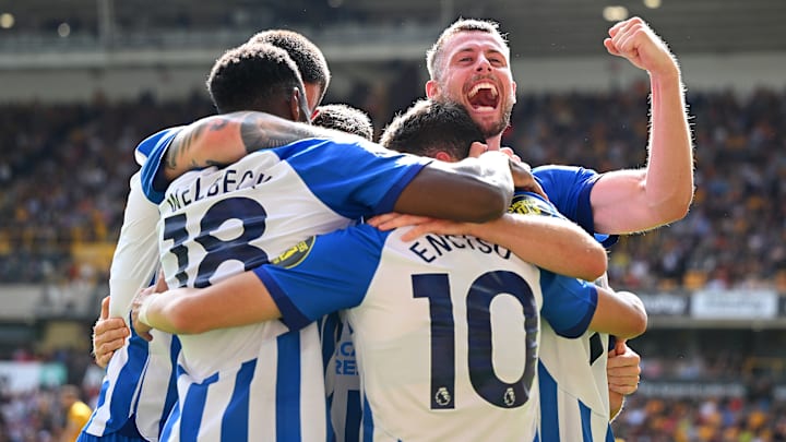 Brighton currently sit top of the Premier League