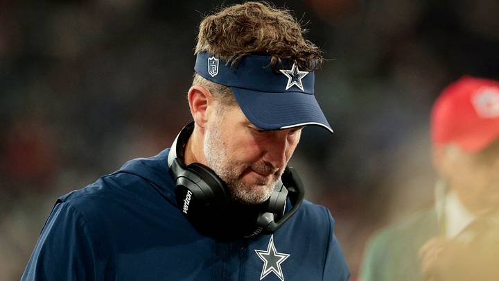 Dallas Cowboys head coach Brian Schottenheimer reacts during the loss to the Baltimore Ravens in Rio. Dallas Cowboys head coach Brian Schottenheimer reacts during the loss to the Baltimore Ravens in Rio.