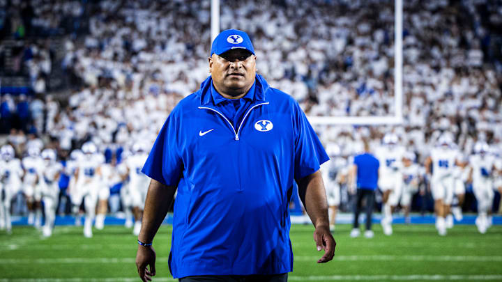 BYU head coach Kalani Sitake BYU head coach Kalani Sitake
