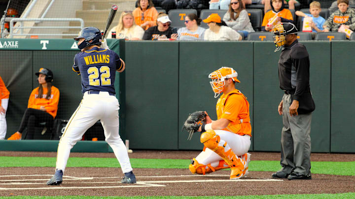 Kent State's Brody Williams at the plate Kent State's Brody Williams at the plate