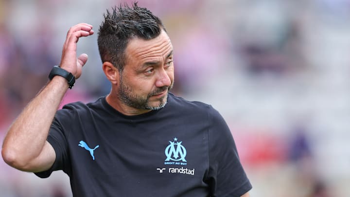 Roberto De Zerbi est forcément très déçu après cette défaite de l'OM.