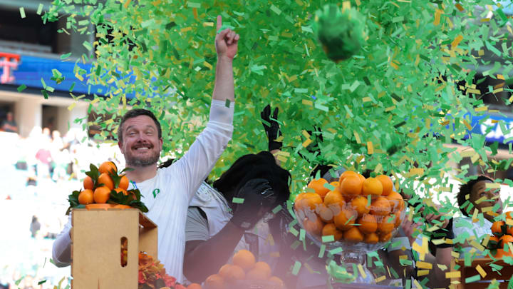 Jan 1, 2026; Miami Gardens, FL, USA; Oregon Ducks head coach Dan Lanning.