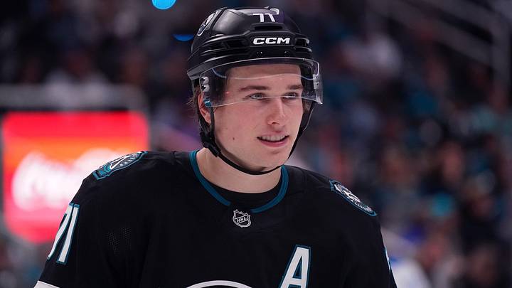 Mar 30, 2026; San Jose, California, USA; San Jose Sharks center Macklin Celebrini (71) Mar 30, 2026; San Jose, California, USA; San Jose Sharks center Macklin Celebrini (71)