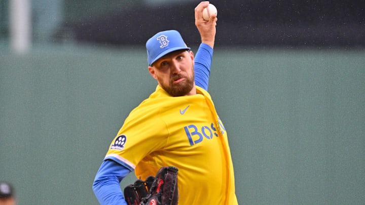 Boston Red Sox starting pitcher Garrett Crochet.