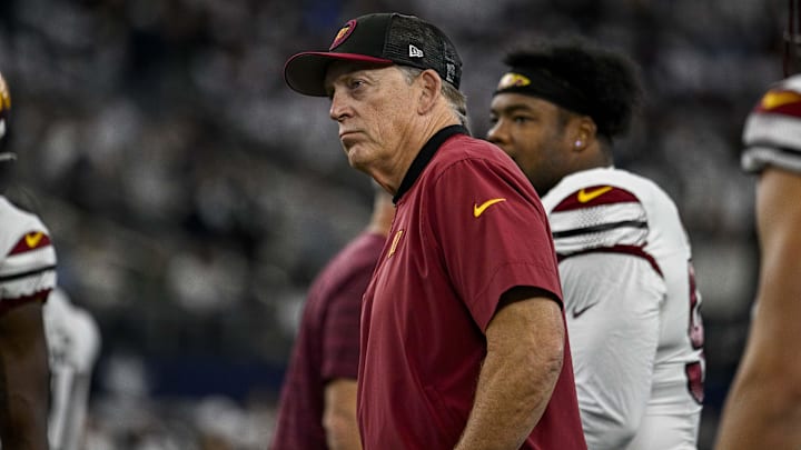The Commanders have fired DC Jack Del Rio, as well as DB coach Brent Vieselmeyer.
