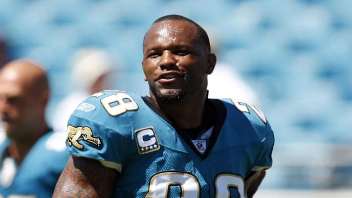 September 14, 2008;  Jacksonville, FL, USA; Jacksonville Jaguars running back Fred Taylor (28)