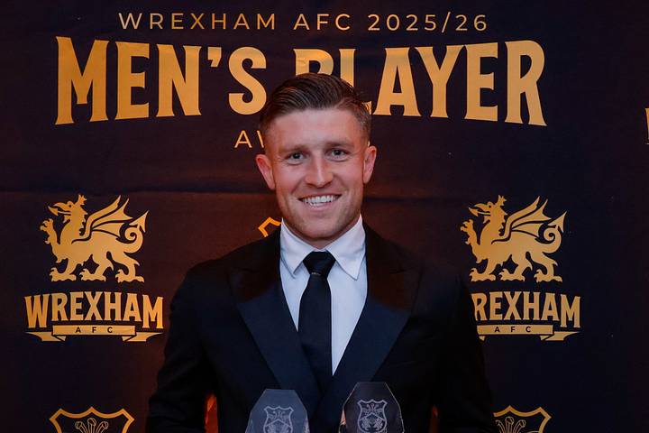 Josh Windass was named Wrexham Player of the Season for the 2025/26 campaign.