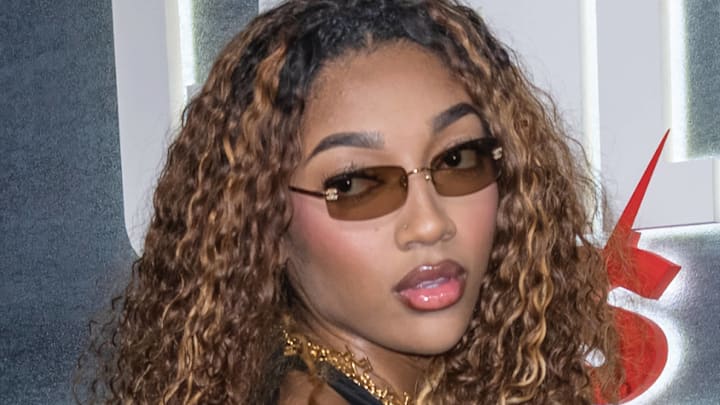 Netflix’s Canelo vs Crawford Fight Night at Allegiant Stadium Featuring: Angel Reese