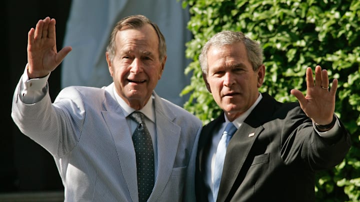 George H.W. Bush and George W. Bush.