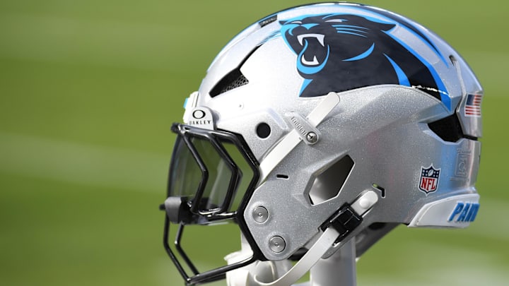 Carolina Panthers helmet.