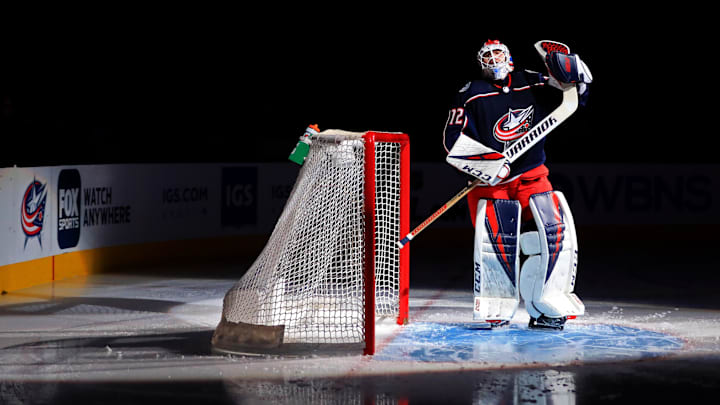 Columbus Blue Jackets goaltender Sergei Bobrovsky (72) Mandatory Credit: Aaron Doster-USA TODAY Sports